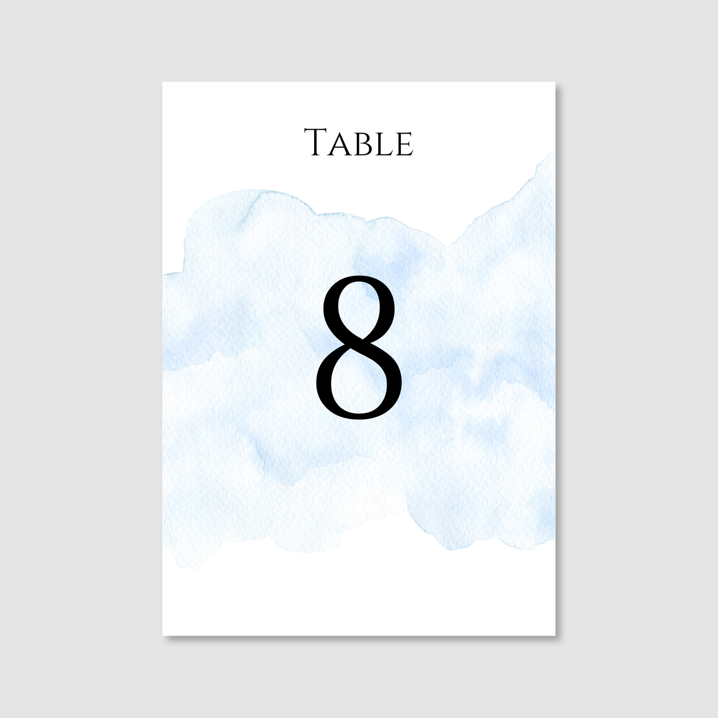Table Numbers - Waves