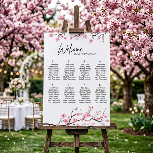 Seating Chart - Cherry Blossom