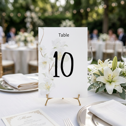 Table Numbers - Simple Elegance
