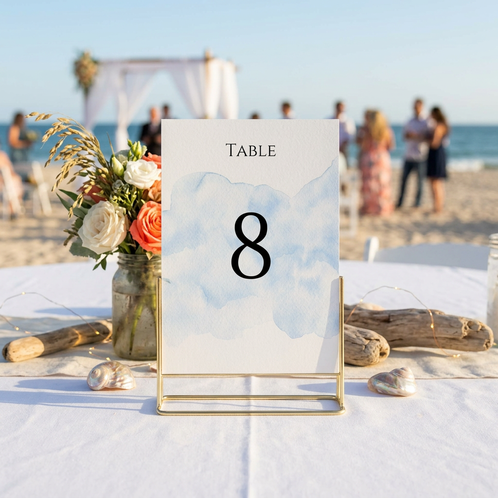 Table Numbers - Waves